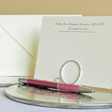 Correspondence Cards Design C01 Ivory