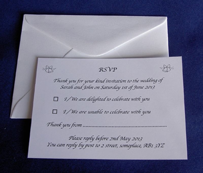 Personalised Baptism Christening Birthday RSVP Cards & Address Printed