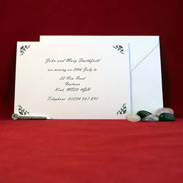 Personalised Change Of Address Cards Moving House Cards With Envelopes 
