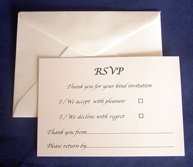 online rsvp cards