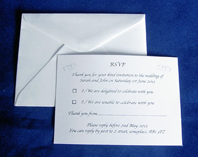 Personalised Baptism Christening Birthday RSVP Cards & Address Printed