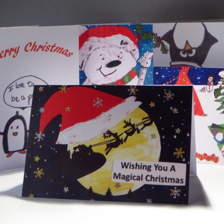 12 Kids Design your own Christmas Cards