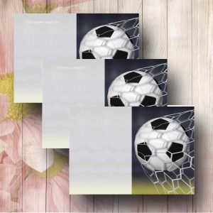 Goal Funeral Flower Message Card