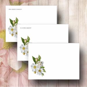 Wilde Rose Funeral Florist Card