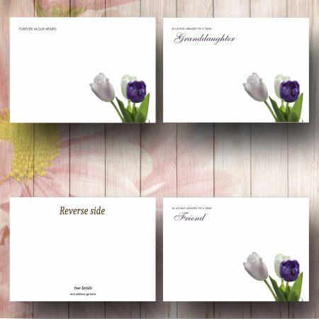 Corner Tulips Florist Message Card Text Examples