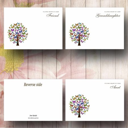 Butterfly Tree Florist Message Card Text Examples