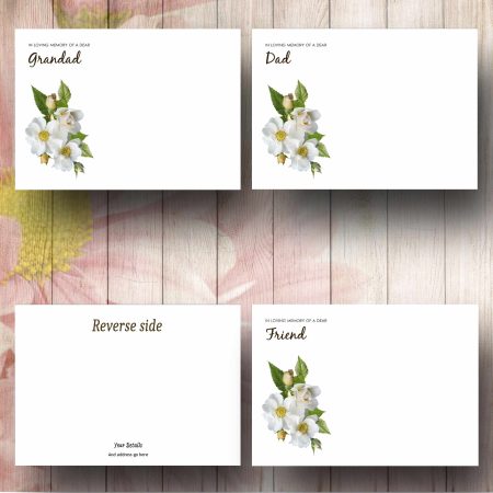 Wild Rose Florist Card Text Examples