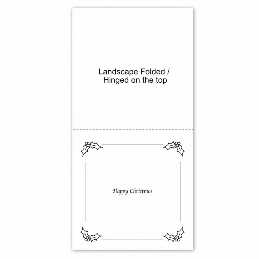 Simple Affordable Christmas Card Inserts for Hand Made Cards