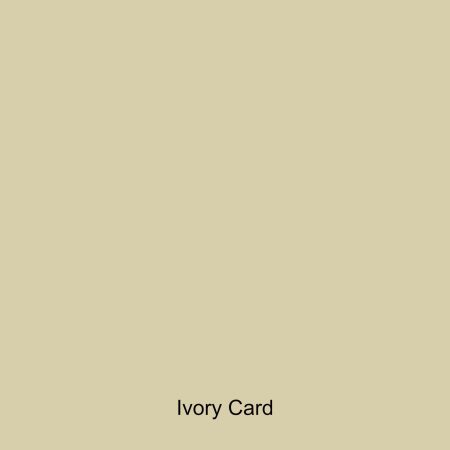 Ivory coloured card